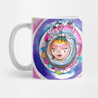 Sun Girl Mandala Mug